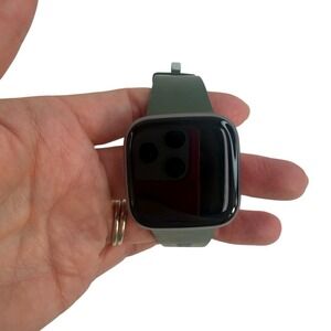 Fitbit Versa 2 Activity Tracker Copper Smart Watch FB507 Silver Green NO CHARGER